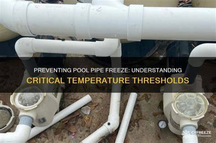 Can pool pipes freeze