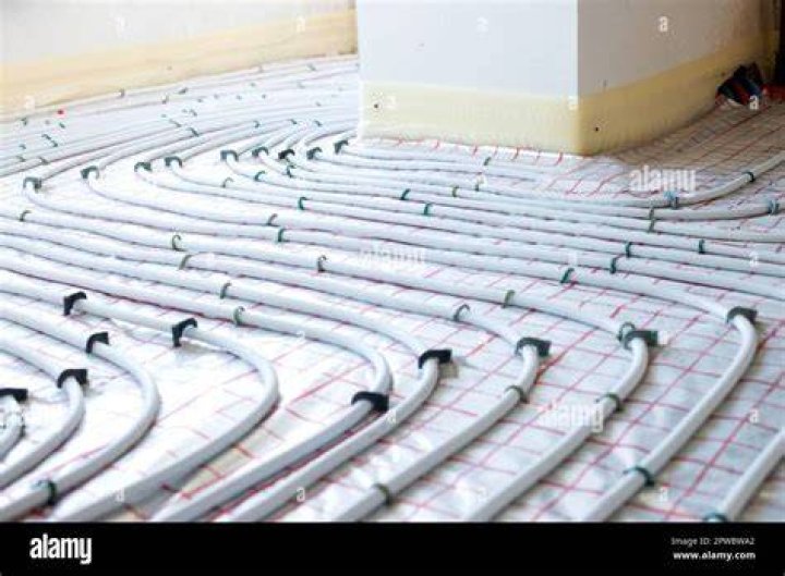 How deep are underfloor heating pipes