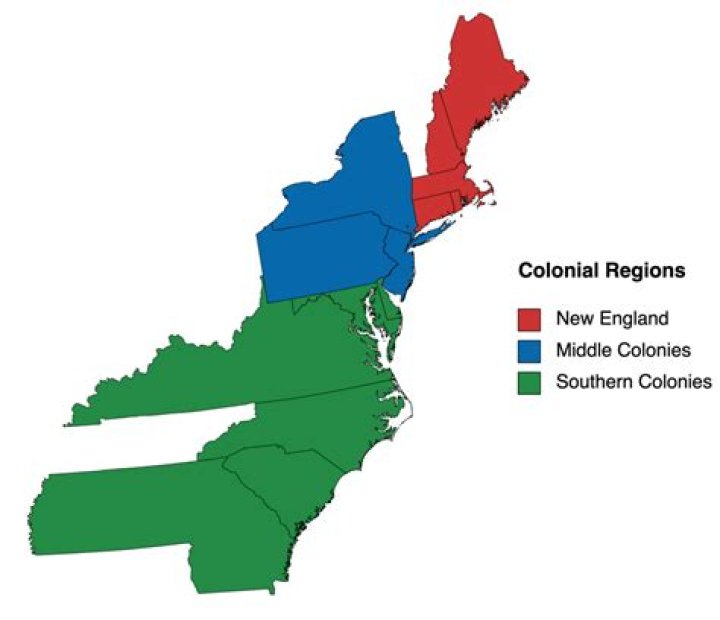 How did northern and southern colonies differ