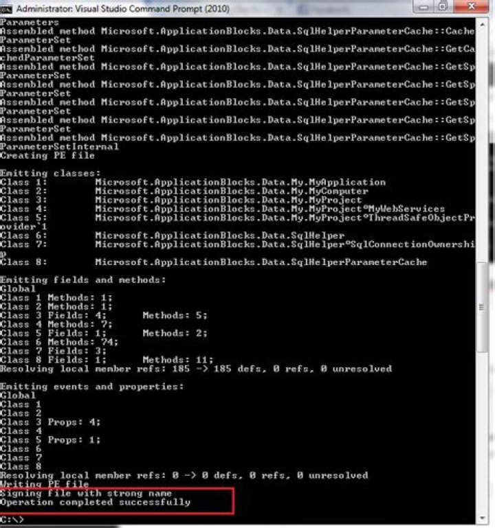How do you check if an assembly is strongly named