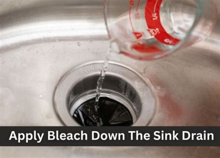 How do you disinfect a drain