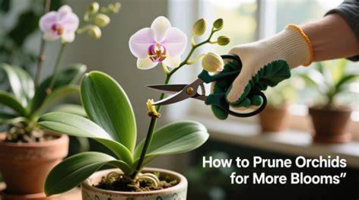 How do you prune a potted chrysanthemum