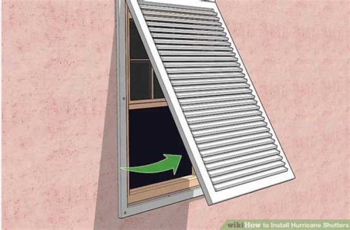 How do you remove hurricane shutters
