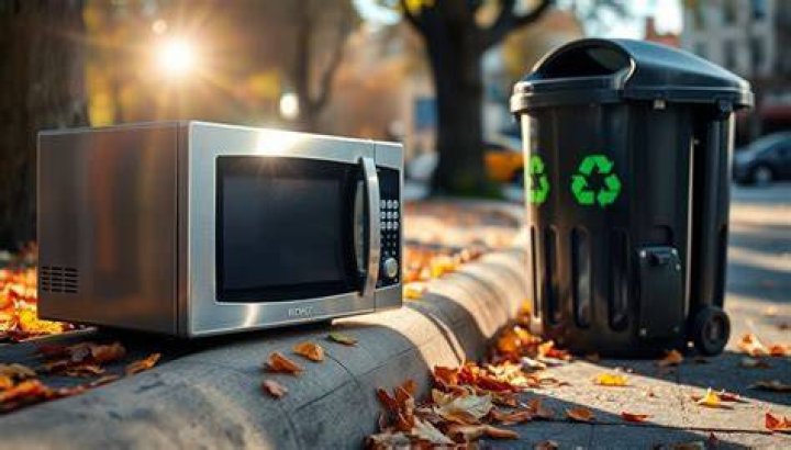 Is it safe to throw a microwave away