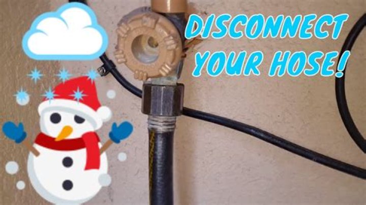Should you disconnect hose in winter