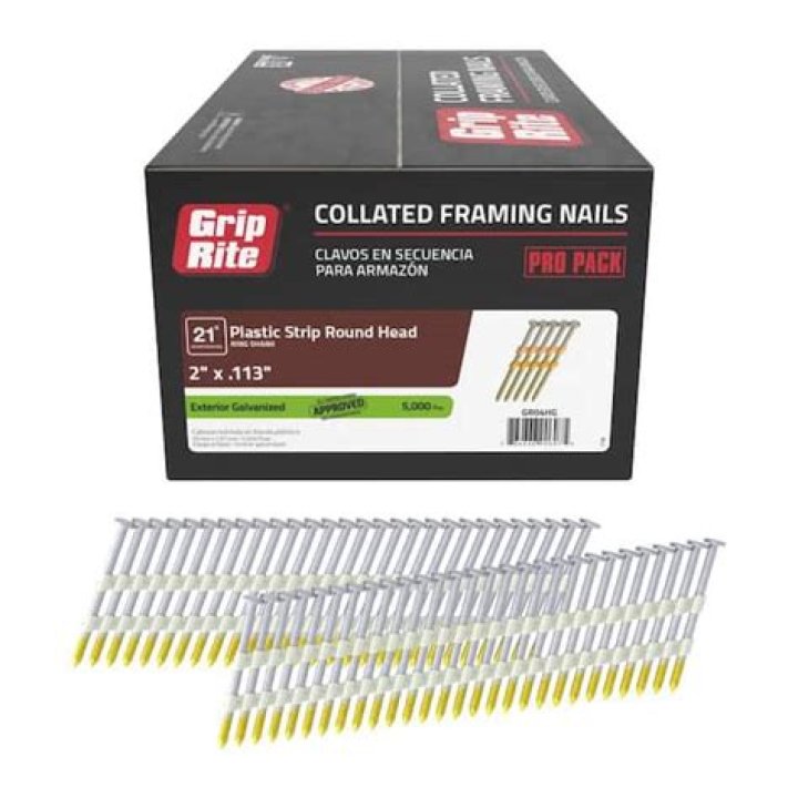 What are plastic collated framing nails