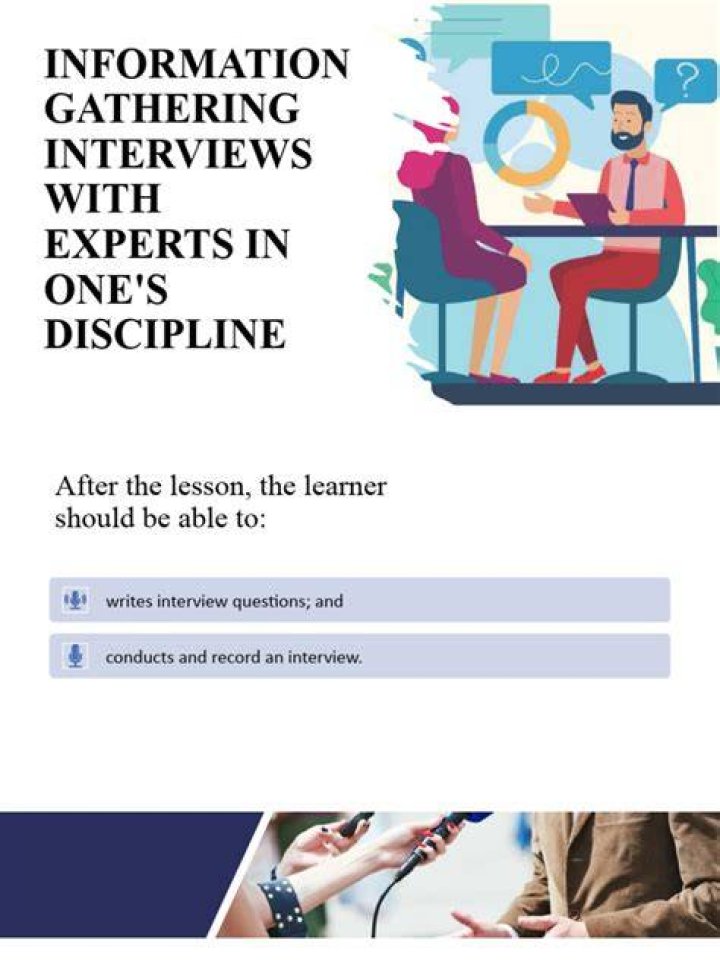 What are the five types of information gathering interviews