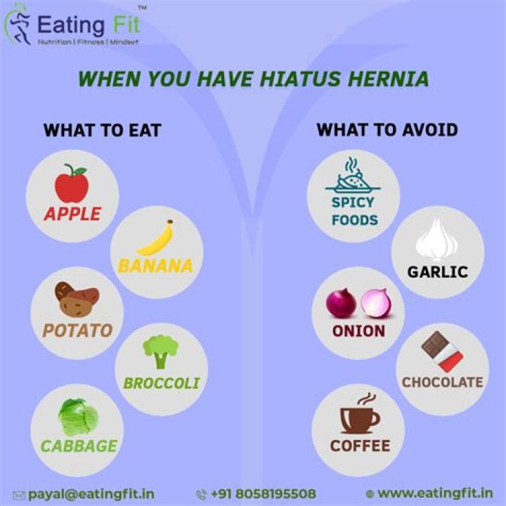 What can you eat with hiatal hernia