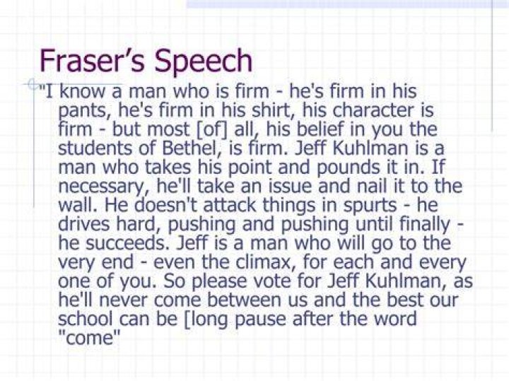 What did Matthew Fraser say