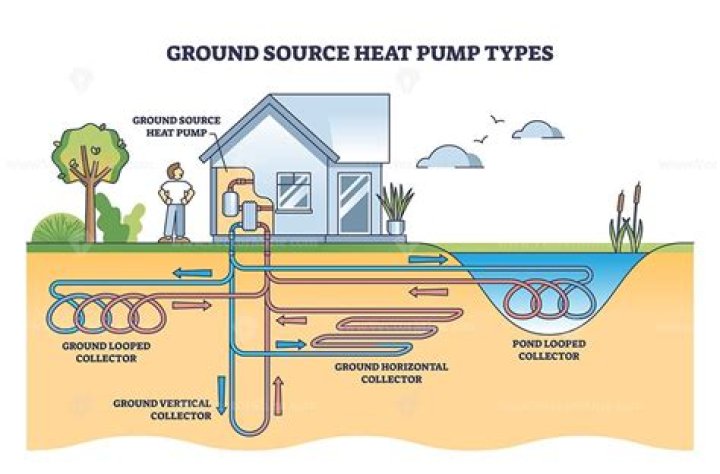 What does a ground source heat pump look like