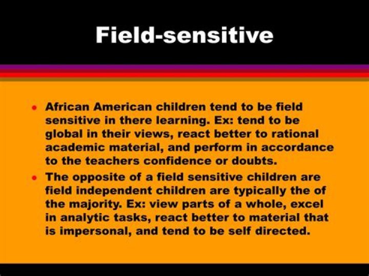 What is a field sensitive learner
