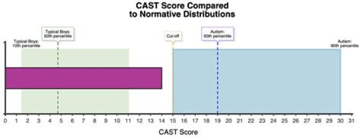 What is a passing score on the cast test