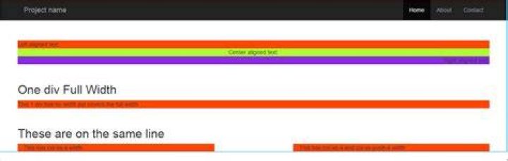 What is pull left in bootstrap