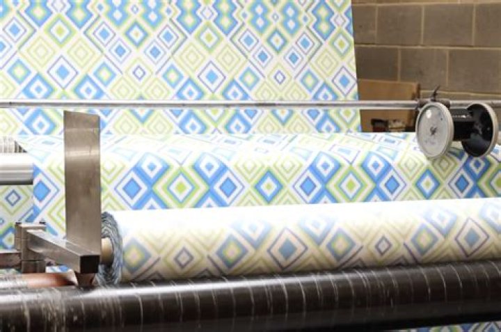 What is rotary printing on fabric