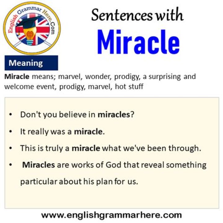 What is sentence of miracle