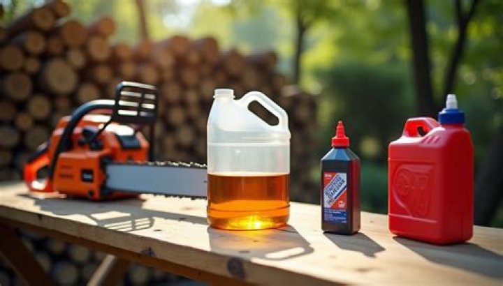 What kind of oil does a chainsaw use