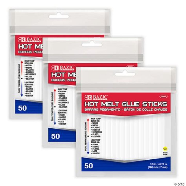 What temp do glue sticks melt