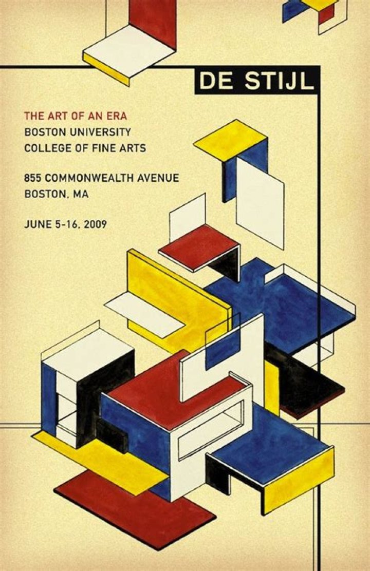 What was the goal of de Stijl