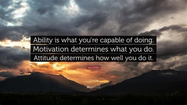 What you are capable of doing