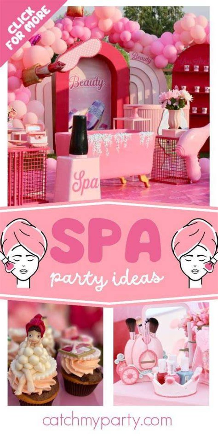 What you need for a spa party