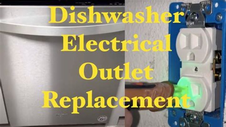 Where do you put a dishwasher outlet