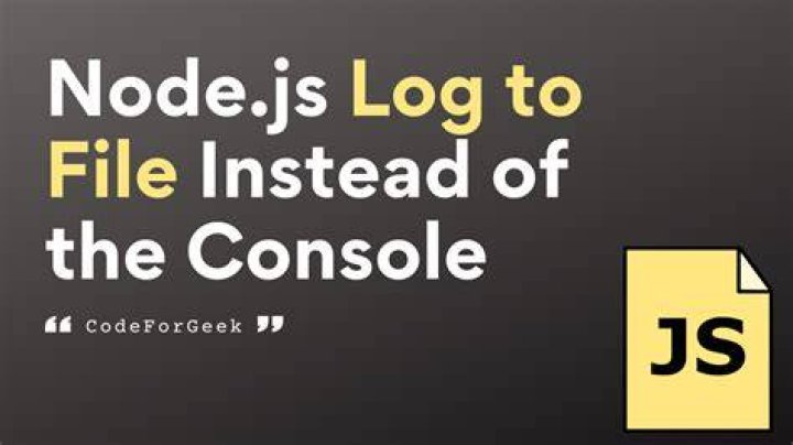 Where is node JS log file