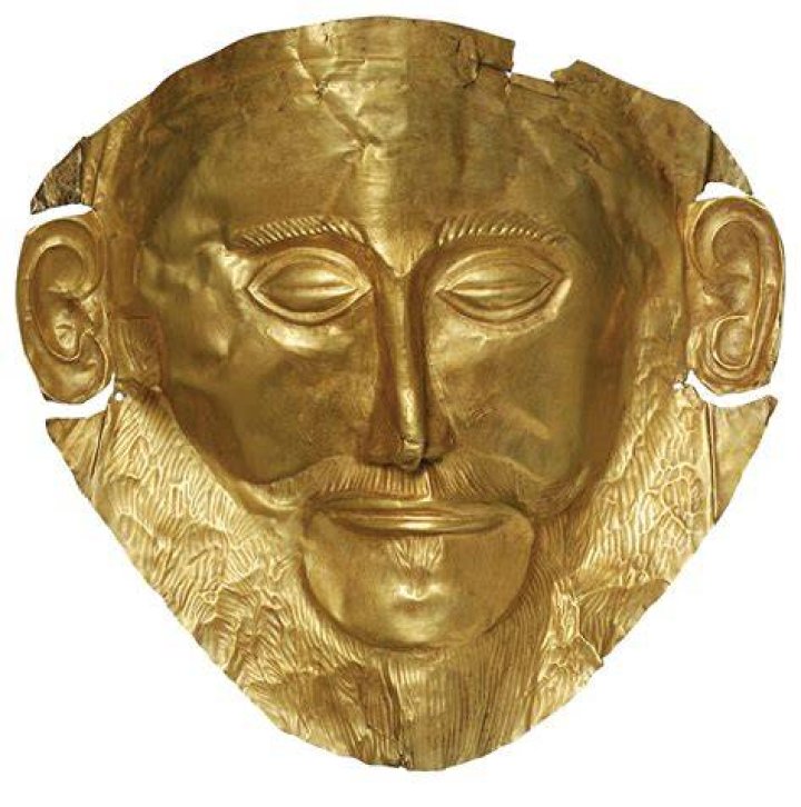 Who found the death mask of Agamemnon
