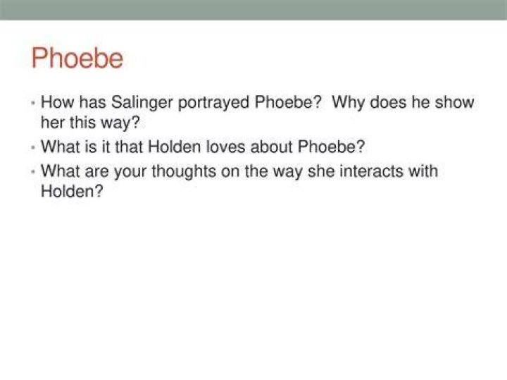 Why does Phoebe get mad at Holden